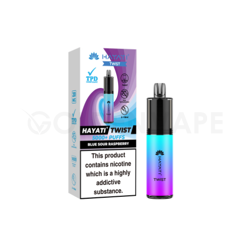 Hayati Twist 5000 Rechargeable Legal Big Puff Devices