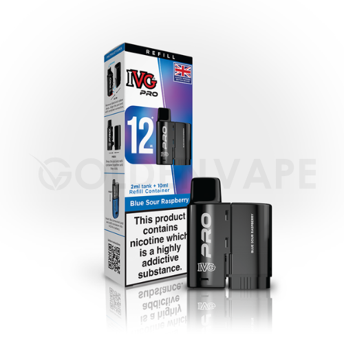 IVG Pro 12 Prefilled Vape Pods + Refill Containers