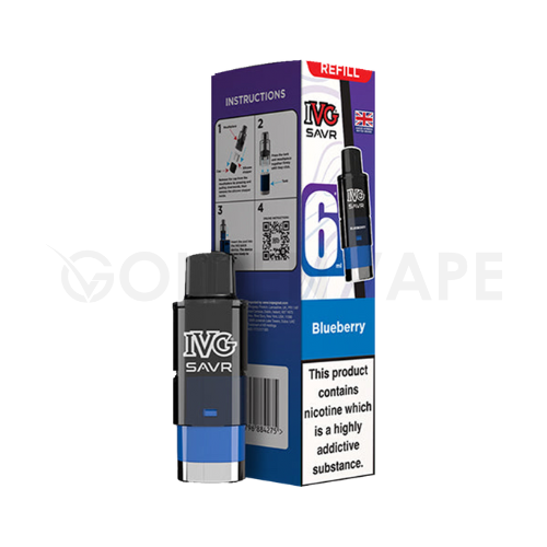 IVG SAVR Prefilled Vape Pods + Refill Containers