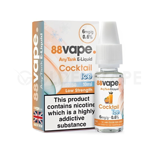 88Vape E-Liquids - Nicotine Strength 6mg