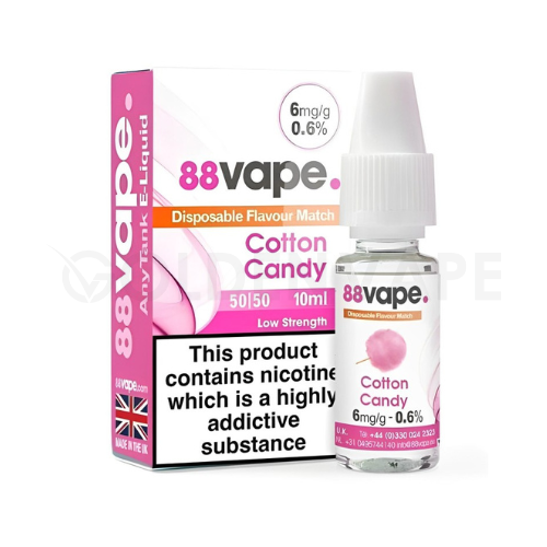 88Vape E-Liquids - Nicotine Strength 6mg