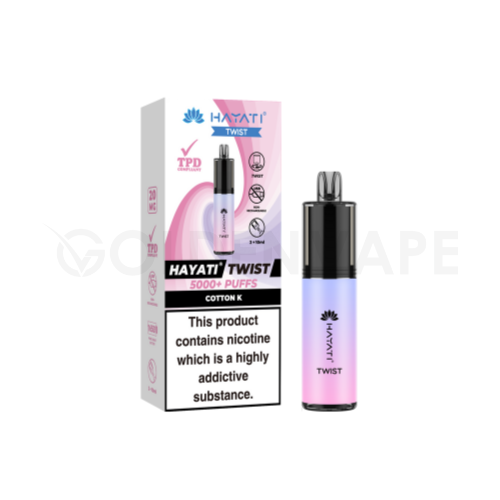 Hayati Twist 5000 Rechargeable Legal Big Puff Devices