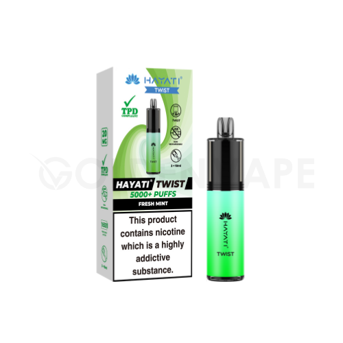 Hayati Twist 5000 Rechargeable Legal Big Puff Devices