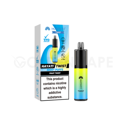 Hayati Twist 5000 Rechargeable Legal Big Puff Devices