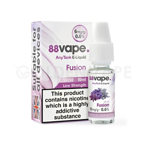 88Vape E-Liquids - Nicotine Strength 6mg