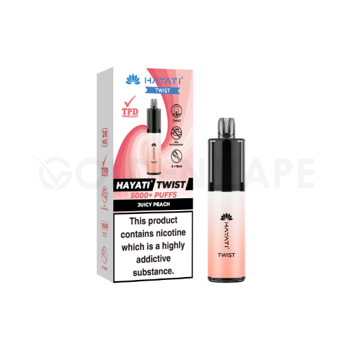 Hayati Twist 5000 Rechargeable Legal Big Puff Devices