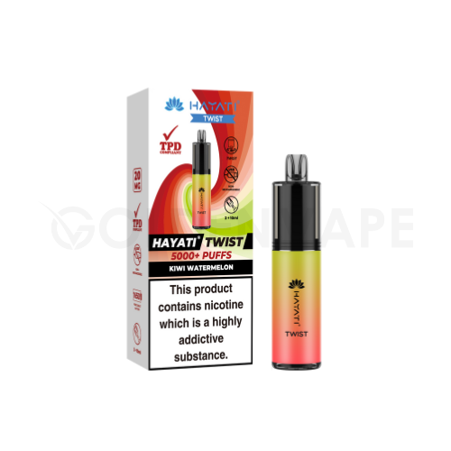 Hayati Twist 5000 Rechargeable Legal Big Puff Devices