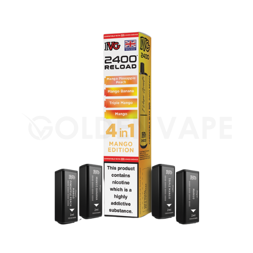 IVG 2400 Reload Prefilled Vape Pods