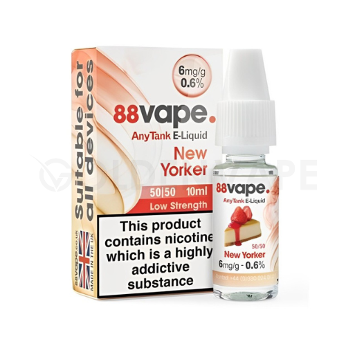 88Vape E-Liquids - Nicotine Strength 6mg