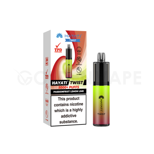 Hayati Twist 5000 Rechargeable Legal Big Puff Devices