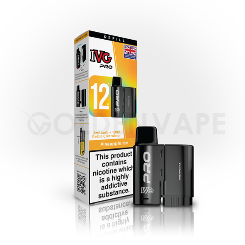 IVG Pro 12 Prefilled Vape Pods + Refill Containers