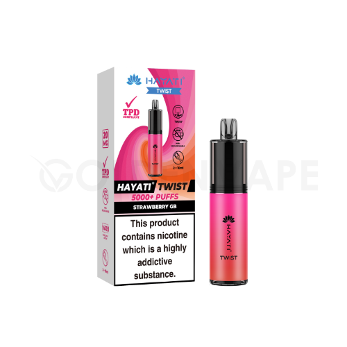 Hayati Twist 5000 Rechargeable Legal Big Puff Devices