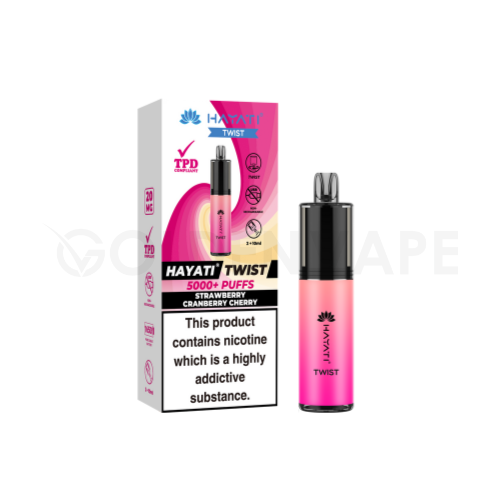 Hayati Twist 5000 Rechargeable Legal Big Puff Devices