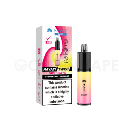 Hayati Twist 5000 Rechargeable Legal Big Puff Devices