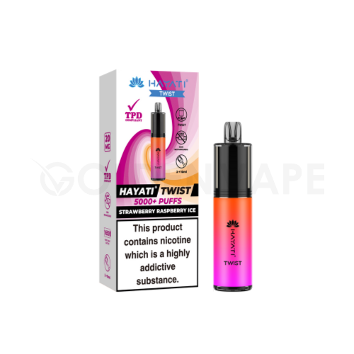 Hayati Twist 5000 Rechargeable Legal Big Puff Devices