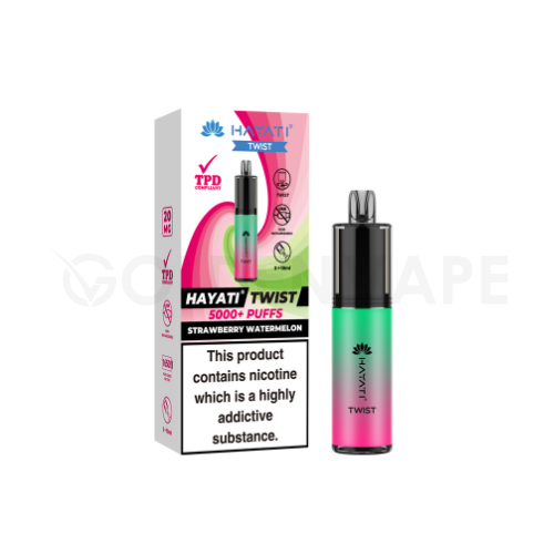 Hayati Twist 5000 Rechargeable Legal Big Puff Devices