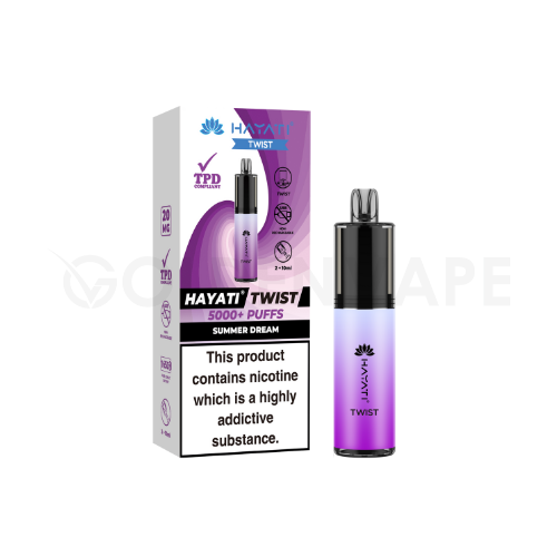 Hayati Twist 5000 Rechargeable Legal Big Puff Devices