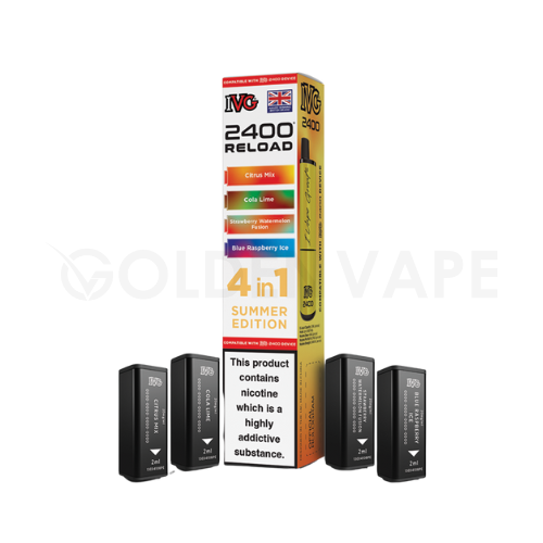 IVG 2400 Reload 4-in-1 Prefilled Vape Pods