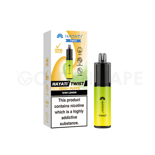 Hayati Twist 5000 Rechargeable Legal Big Puff Devices